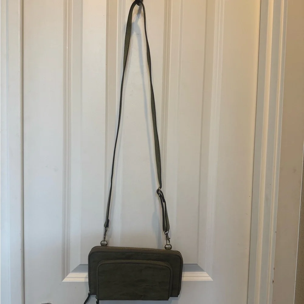 Olive Green Crossbody Bag - Picture 3 of 6